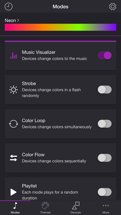 Screenshot #1 pour Soundstorm for Nanoleaf
