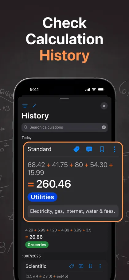 Screenshot 3 di 6 di Calculator₊
