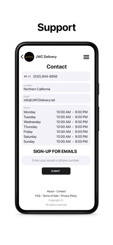 JWC Delivery Screenshot 3 of 3