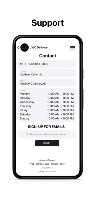 JWC Delivery Screenshot 3 of 3
