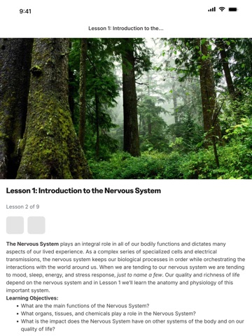 Ecoversity iPad screenshot