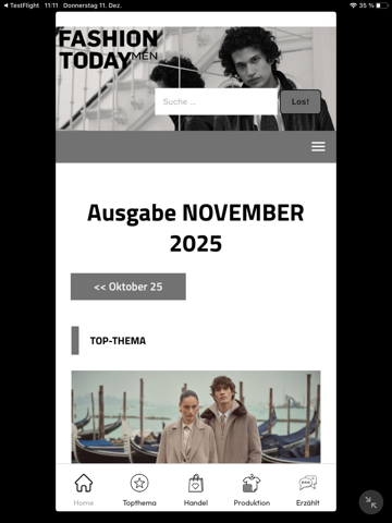 Fashion Today app screenshot