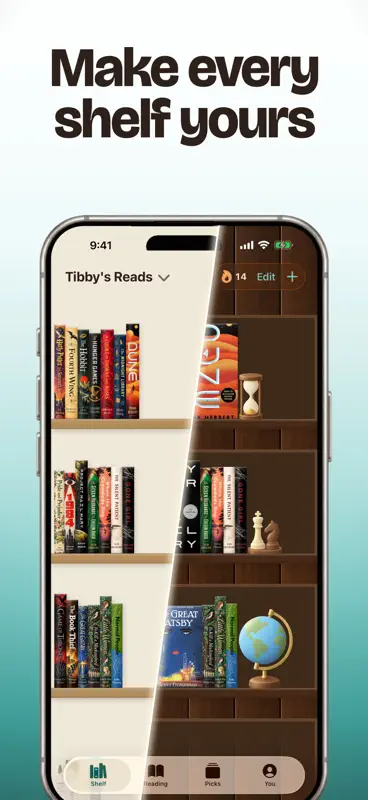 Tibby: Bookshelf & Tracker screenshot 3 of 8