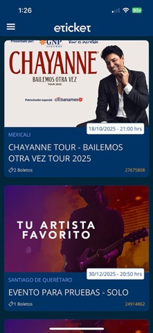 eticket iPhone screenshot 4