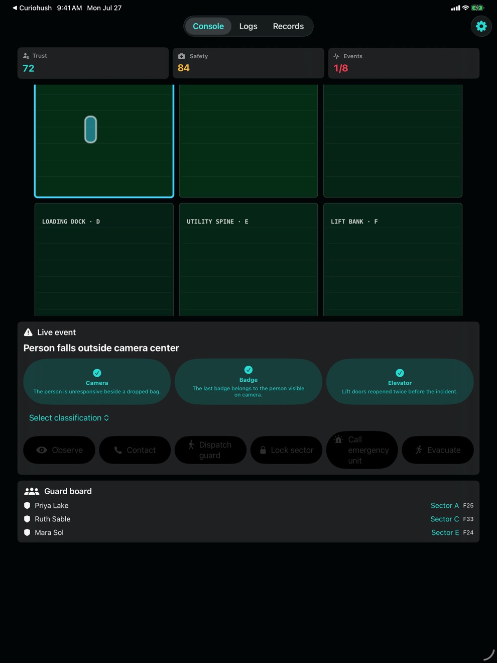 Nightbureau iPad screenshot 3 of 4