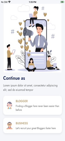 The Bloggers App screenshot