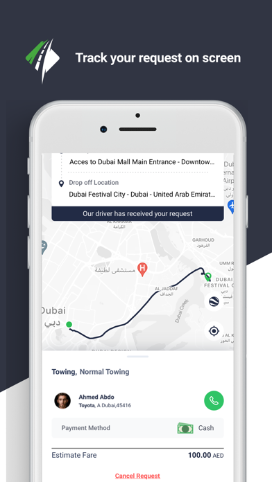 Emirates Roadside Assistance Screenshot