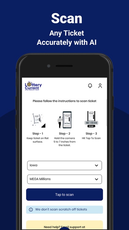 Iowa Lottery Ticket Scanner