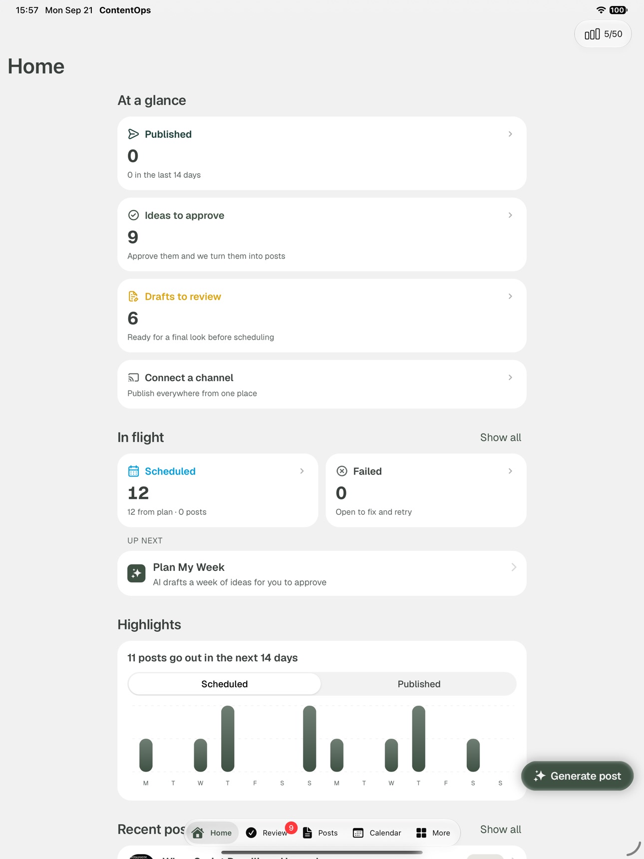 Screenshot 7 of ContentsOps: AI Social Manager