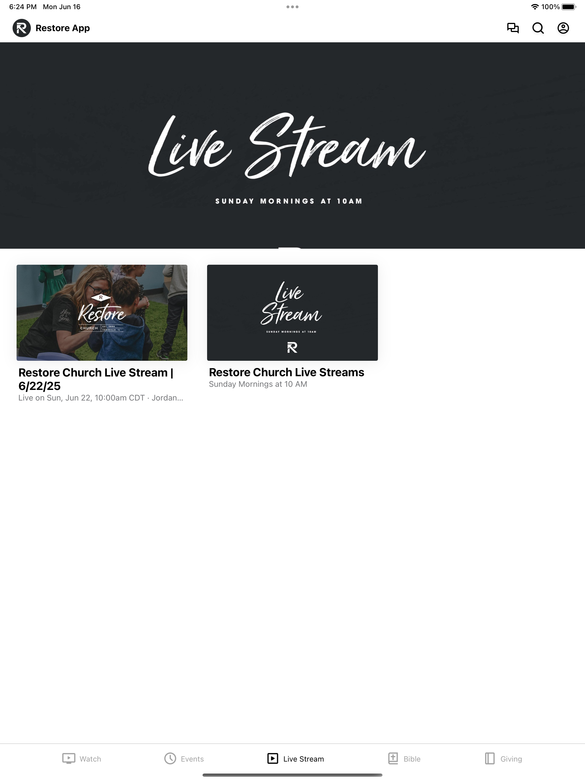Restore Church, Inc. screenshot 5