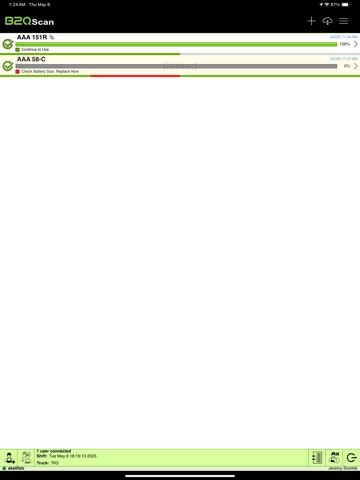 B2QScan app screenshot 2
