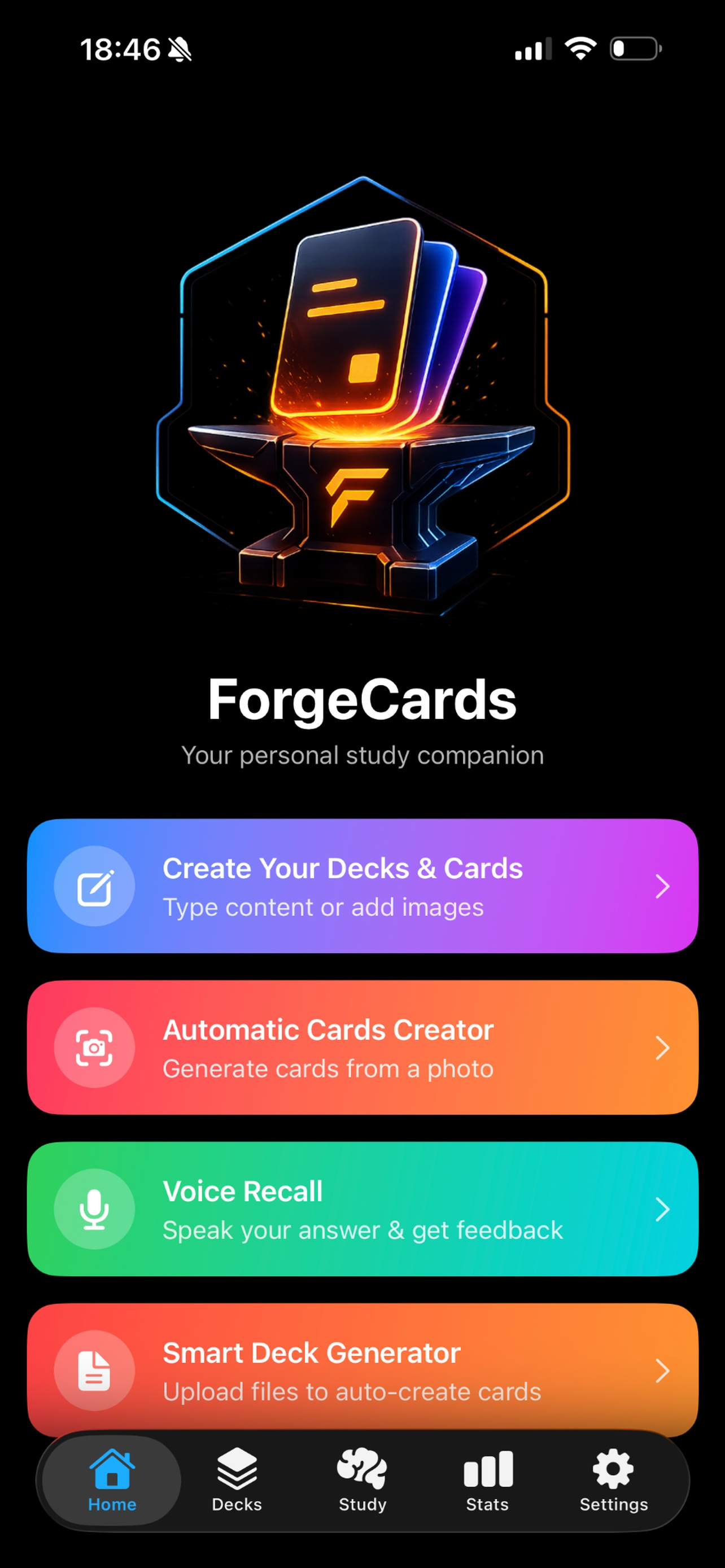 ForgeCards screenshot 1