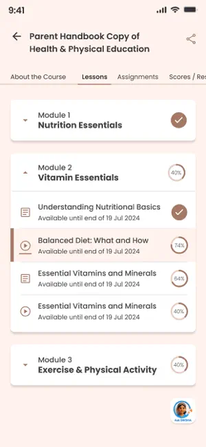 DIKSHA Courses iPhone screenshot 1