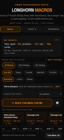 Dining Hall Macros Screenshot 5 of 5