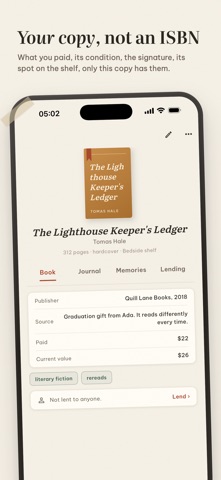 Shelflife: Book Journal Screenshot 5 of 6