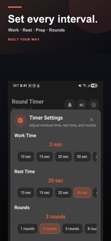 Round Timer - Boxing & HIIT Screenshot 2 of 3
