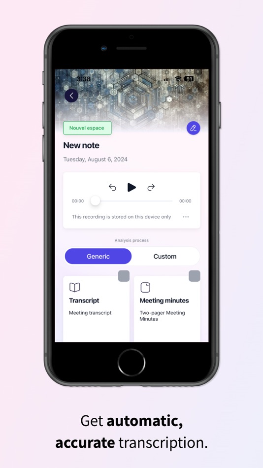 #3. Dicte: AI Meeting Assistant (iOS) Által: LIVDEO