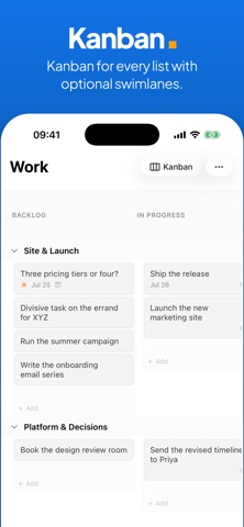 Matters Planner screenshot