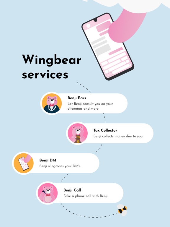 Benji the Bear iPad screenshot 3 - Social Networking app