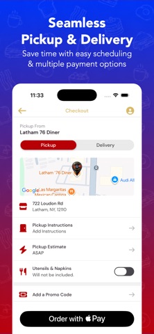 Latham 76 Diner iPhone screenshot
