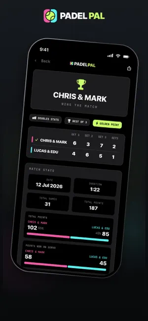 Padel Pal - Score Tracking screenshot 4