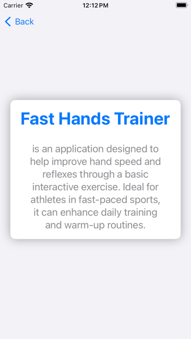 Screenshot #2 pour Fast Hands Trainer