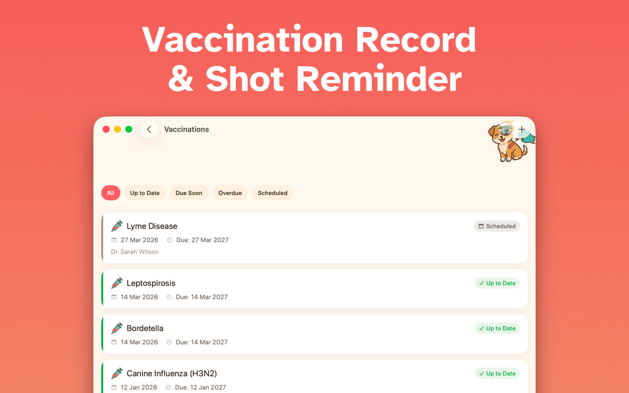 Pet Health Journal Log: VetKit