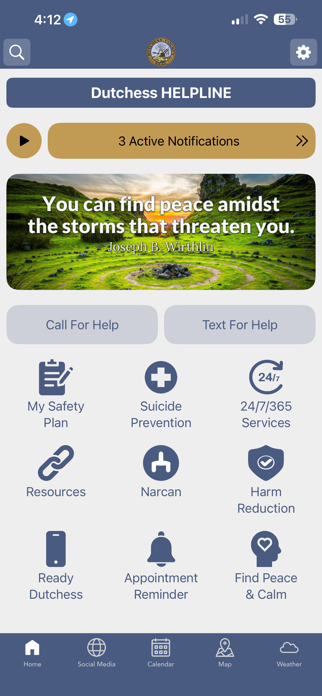 Dutchess HELPLINE Screenshot 1 of 3