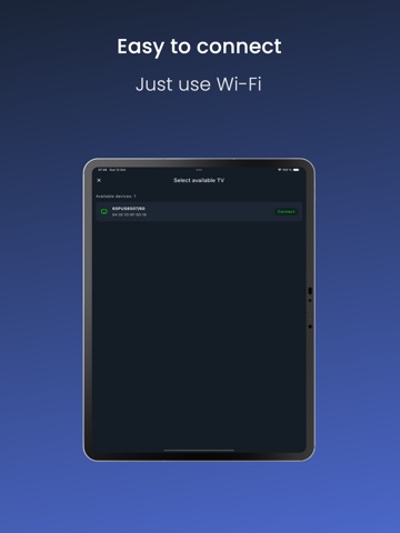TVee - Smart TV Remote Control iPad screenshot