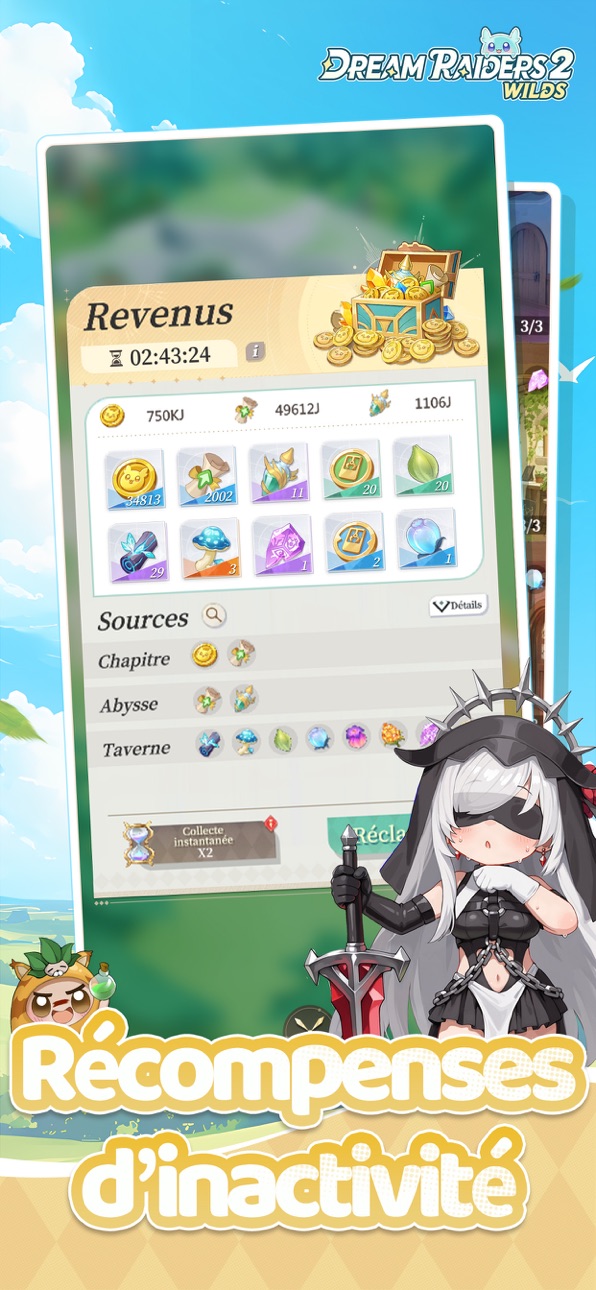 Dream Raiders 2: Wilds iOS Mod IPA screenshot 6 - iOS game interface