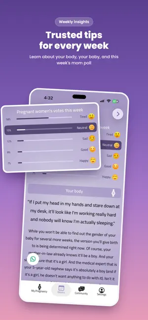 Purple Pregnancy Guide screenshot 2
