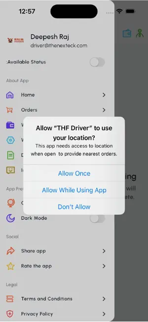 THF Driver screenshot 3