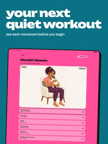 NapFit: Postpartum Mom Workout iPad screenshot