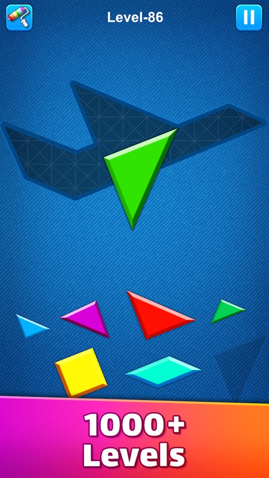 #6. Tangram Puzzle: Polygrams Game (macOS) Bởi: RV AppStudios LLC