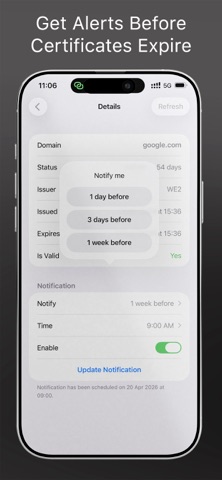 SSL Checker - Sys admin tools iPhone screenshot