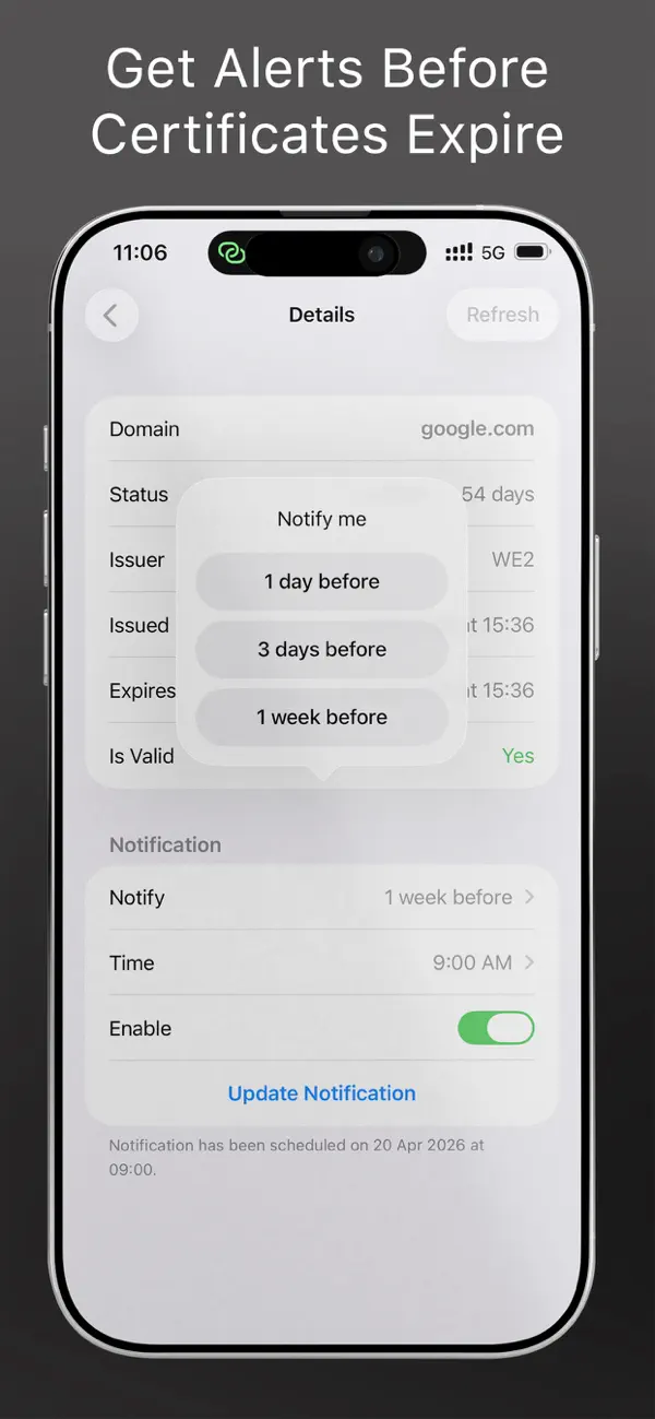 #3. SSL Checker - Sys admin tools (iOS) Przez: Tue Nguyen Minh