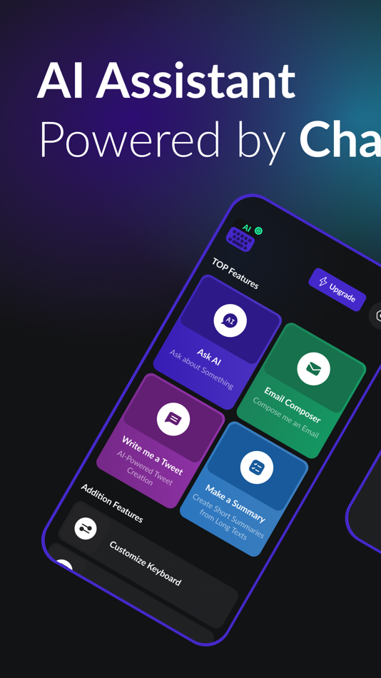 #1. AI Assistant + Keyboard (iOS) 由: Perpetio OU