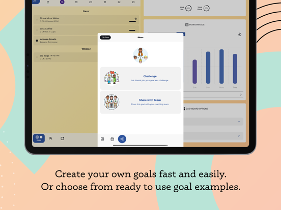 Habit Tracker by Goalify iPad screenshot 4 - Productivity app