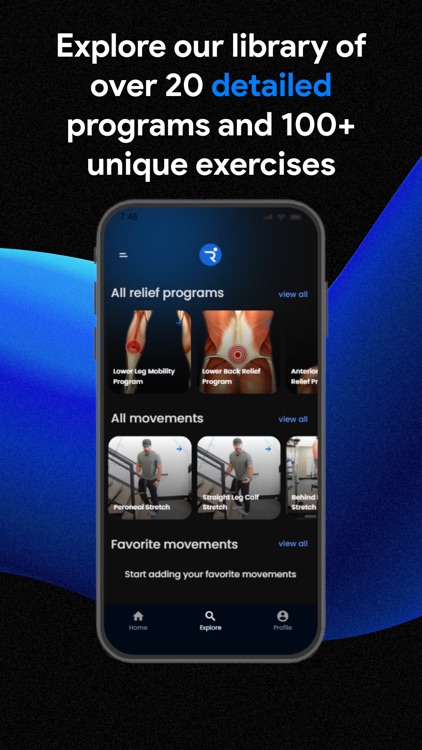 Stretching mobility: ReliefApp screenshot-6