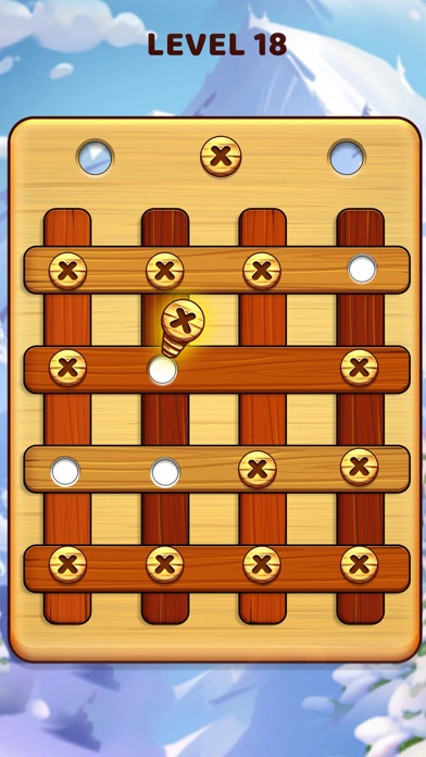 Wood Nuts Bolts Screw Puzzle Screenshot