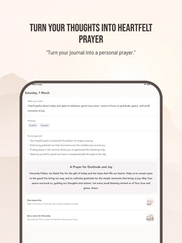 Pray – Daily Prayer & Journal iPad screenshot