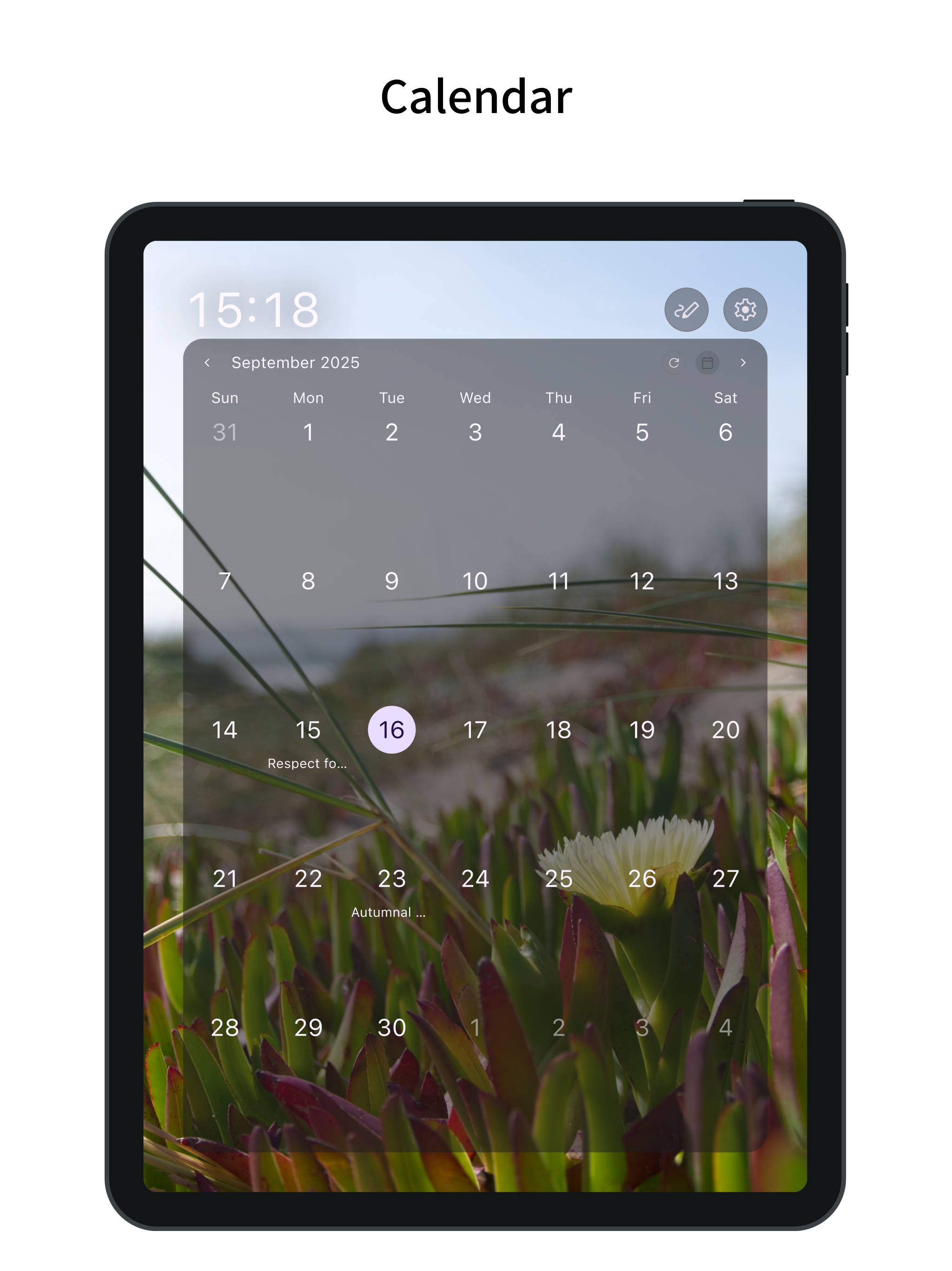 Room Screen: Clock & Weather screenshot 12