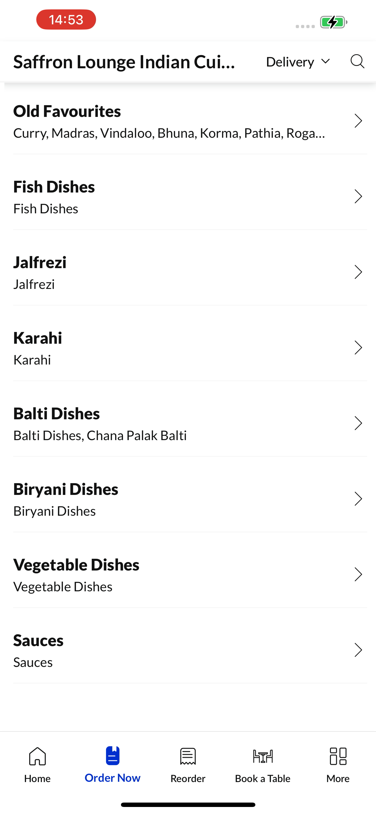 Saffron Lounge Indian Cuisine screenshot 3