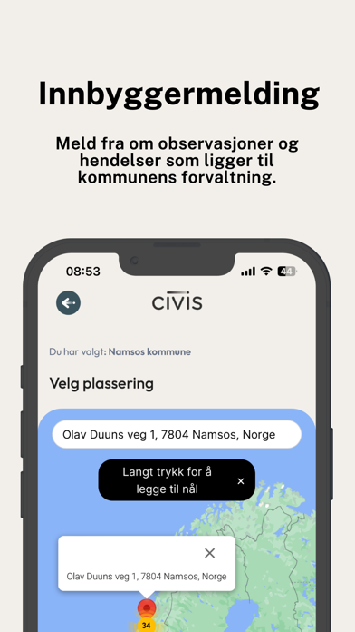 Civis Innbygger Screenshot