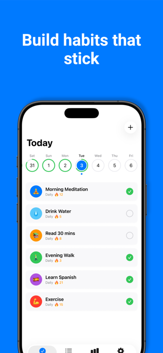 Habit Tracker - Ticked Screenshot 1 of 6