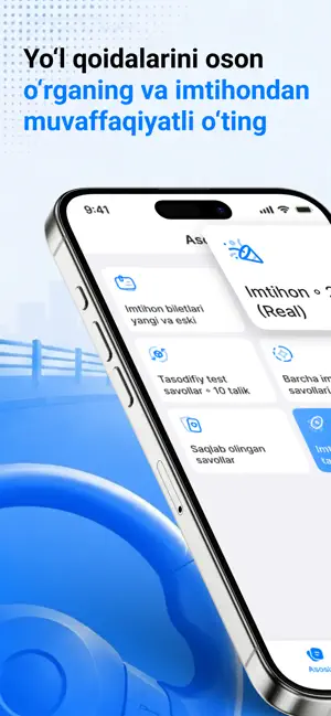 AvtoTest 2026: YHQ Imtihon screenshot 1