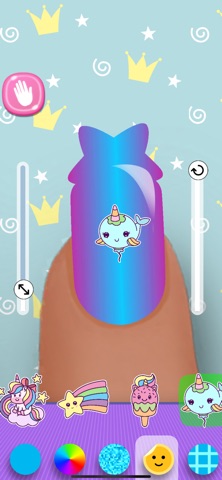 Girls Nail Salon: Paint Polish iPhone screenshot