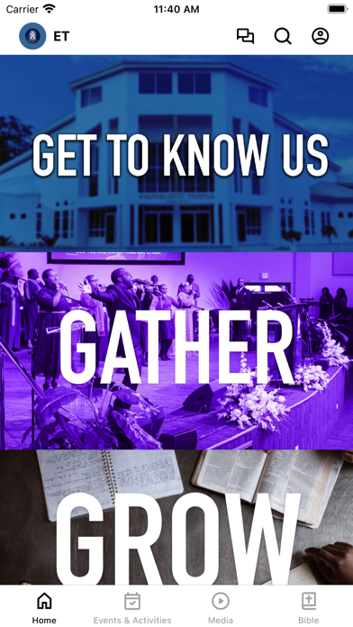 Evangelistic Temple Screenshot
