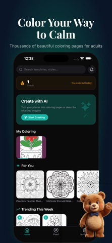 Tinta – AI Coloring & Art screenshot