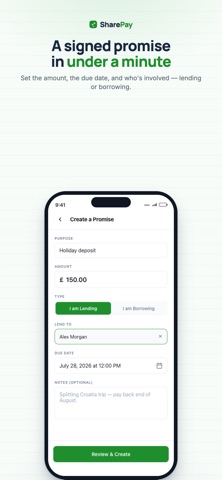 SharePay screenshot